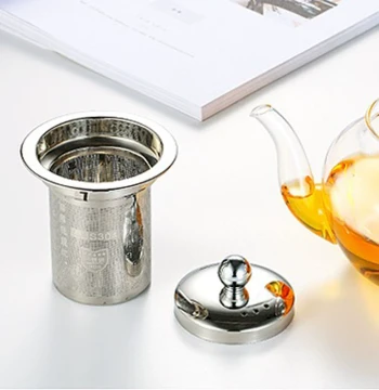 Tea Strainer and Filter - 304 Stainless Steel Mesh Liner for Water Cups, Fairness Pitchers, Flower Tea Pots, Coffee Makers, and Brewing