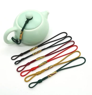 Hand-Braided Teapot Safety Rope, Anti-Drop Cord for Zisha Teapots and Cups, Premium Tea Ceremony Accessory