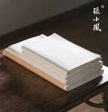 Zhang Xiaofeng Special Xuan Paper for Calligraphy, Brush Practice Paper (Semi-sized, Raw, and Sized), Blank Sheets for Beginners and Students, 100 Sheets