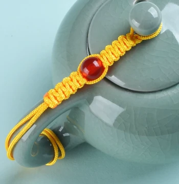 Handwoven Teapot Rope for Zisha Lid Tying, Lid Protection Cord, Kung Fu Tea Ceremony Pot Care String with Free Shipping