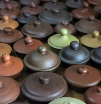 Yixing Zisha Teapot Lid Replacement – Semi-Handmade Chinese-Style Lid for Small Teapots and Cups