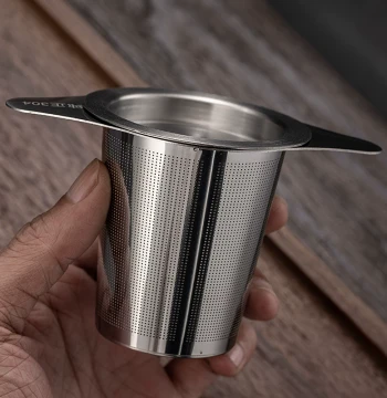 304 Stainless Steel Tea Infuser Basket: Inner Liner for Fairness Cups and Small Citrus Teapots