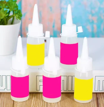 Chenille Stem Craft Kit with Buttons and Alcohol Glue for Art Classes