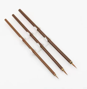 Wholesale Small Leaf Vein Weasel Hair Brush for Fine Line Painting – Traditional Chinese Gongbi and Bird-Flower Art