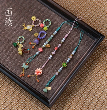 Huaxu Creative Teapot Ornament, Zisha Teapot Charm, Handle Teapot Decoration, Mini Chinese-Style Anti-Slip Lid Charm