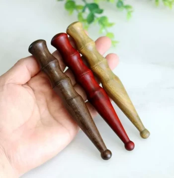 Sandalwood Acupressure Pen, Wooden Meridian Stick, Tendon Loosening Rod, Foot Therapy Tool for Full-Body Meridian and Sole Acupoint Massage