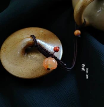 Ruoque Xuan Handwoven Multi-Use Teapot Lid Cord, Universal for Shipiao Zisha Teapots and Kung Fu Tea Sets