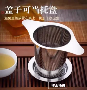 Pure Red Copper Tea Wash Basin with Hand-Hammered Texture, Large Thickened Tea Waste Bucket and Water Rinse Cup for Kung Fu Tea