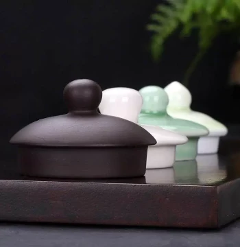 Replacement Lids and Lid Rests for Purple Clay Teapots - Compatible with Ru Kiln and Celadon Ware