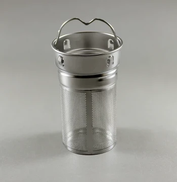 Stainless Steel Tea Infuser Strainer with Double-Layer Independent Chamber for Thermal Mugs and Glass Cups