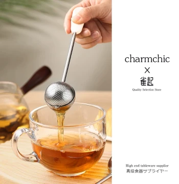 Export to Japan 304 Stainless Steel Rotating Tea Infuser, Spice Ball, and Seasoning Filter for Home Use