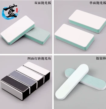 Double-Sided Polishing Sponge Sanding Block for Textured Crafts, Star-Moon Bodhi Seeds, and Gourds