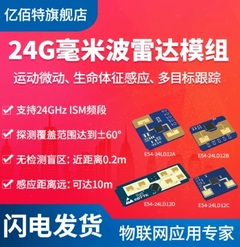 Industrial-Grade 24GHz Millimeter Wave Radar Module Human Motion Micro-Movement Presence Sensor UART