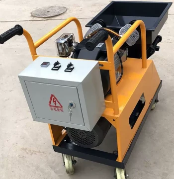 Small Sand Spraying Machine 380V Electric Mud Grouting Machine Export to Europe Construction Water Building Spraying Coating Machine
