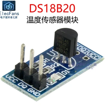 DS18B20 Temperature Detection Module, Programmable Digital Temperature Sensor with Thermostat Switch for Development and Learning