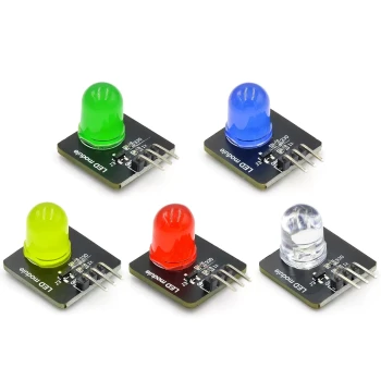 10mm Light Emitting Module LED Lamp Sensor LED Indicator Light Red Yellow Blue Green White Electronic Building Blocks