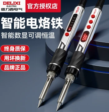 Delixi Professional Soldering Iron with Switch - Compact Home Repair Kit for Precision Welding