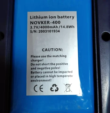 New Replacement Battery for Optical Fiber Tester Zeyue Engineering Treasure Built-in Battery 3-Pin Plug