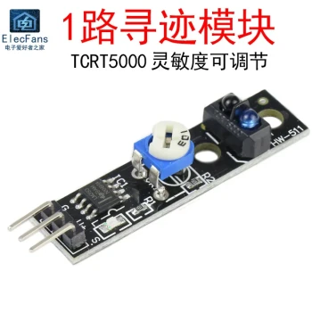 1-Channel Line Tracking Module Smart Car TCRT5000 Infrared Tracking Probe Tracking Sensor Black/White Line Detection