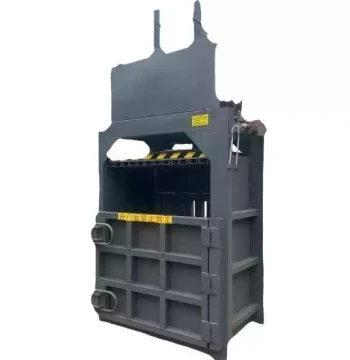 Paper Punching Woven Bag Paint Hydraulic Waste Non-Woven Fabric Small Vertical Waste Baler Barrel Compression Plastic Bottle Baler