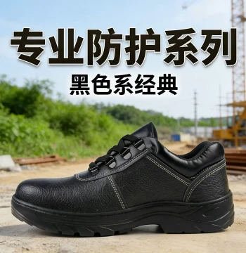 2026 New Men's Summer Breathable Safety Shoes with Steel Toe, Anti-Smash and Anti-Puncture, Lightweight Wear-Resistant High-Top Work Boots