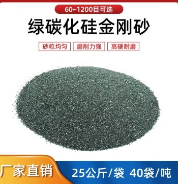 60 Grit 80 Grit -1200 Grit Green Silicon Carbide Grinding Powder Green Carbon Sand Abrasive Sand Emery 500g