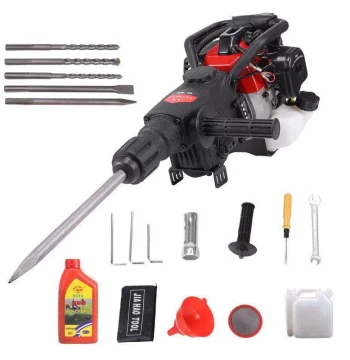 Jinhe 58 Two-Stroke Gasoline Pick, Rock Drill, Power Impact Hammer, Breaking Pick, Electric Pick, Drilling Machine Engine