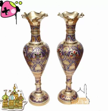 Indian Vase: Modern Fashionable Craft Gift Ornament, Indian Wide-Mouth Large-Belly Vase T18