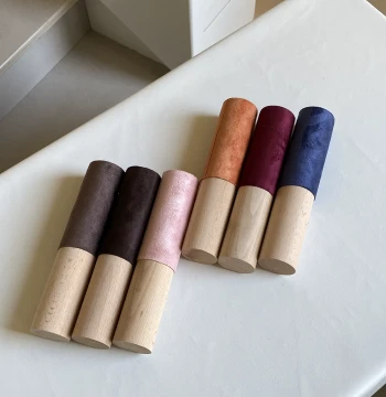Singing Bowl Accessories [Suede Mallet] for Group Healing, Individual Therapy, Sound Therapy, Meditation, Yoga, and Zen Practice - Solid Color Handmade