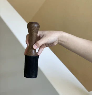 Singing Bowl Accessories [Large Leather Mallet], Group Healing, Individual Healing, Sound Therapy, Meditation, Yoga, Zen Practice, Handmade