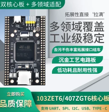 Luban Mini STM32F407ZGT6 Development Board - 168MHz High-Frequency Core for Industrial Learning