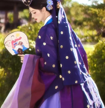 Yanji Korean Hanbok Rental, Palace Traditional Costume for Travel Photography, Ethereal Ancient Dress for Dance, Popular Rental Item