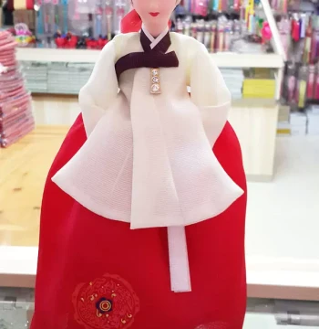 Korean Imported Doll / Dae Jang Geum Hanbok Doll / Korean Restaurant Decoration / Authentic / H-P03502-3