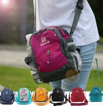 Outdoor Shoulder Bag for Women, Lightweight Sports Leisure Small Crossbody Bag for Men, Waterproof Mini Water Bottle Travel Backpack, Summer Fashion