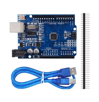 UNO-R3 Mainboard Development Control Board with CH340G ATmega328P Microcontroller Case Compatible with Arduino