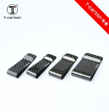 Real Carbon Fiber Coin Clip Daily Creative Gift for Men Minimalist Slim Premium Bill Holder
