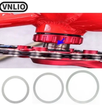 vnlio Crank Chainring Spacer BB Bottom Bracket Shim Crankset Shim 24 29 30mm Chainring Adjustment Washer
