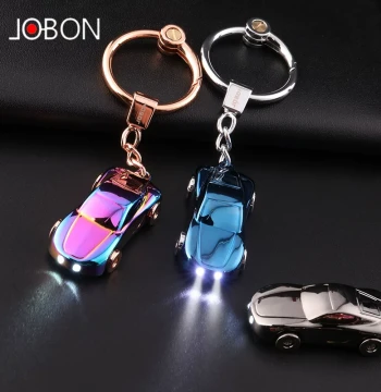 Unique New Keychain Gift - Premium Car Key Fob with Creative Vehicle Pendant and Simple Plush Accessory