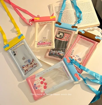 Waterproof Phone Bag Touchscreen Photography Swimming Special Seaside Summer Rafting Sealed Neck Strap Cute Phone Case
