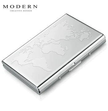 German MODERN Metal Card Case, Anti-Demagnetization Slim Wallet, NFC Shielding, RFID Anti-Theft for Men and Women