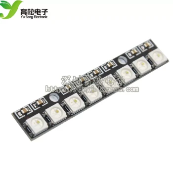8-Bit WS2812 5050 RGB LED Development Board with Built-in Full-Color Driver - WS2812B 256 Colors
