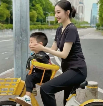 Bicycle Front Seat Baby Safety Seat Single Bike Shared Bike Child Seat Dual-Use Front Hanging Rear Mounting