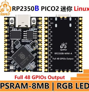 Raspberry Pi Pico 2 RP2350B RP2350-Linux Mini Development Board PSRAM