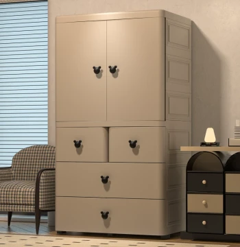 70/80cm Extra-Large Thickened Baby Wardrobe: Simple Infant Storage Cabinet for Kids' Clothes Organization