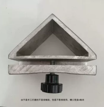 Specialized Miter Saw Accessories: Aluminum Alloy Positioning Block, Limit Block, and Triangular Stop Block