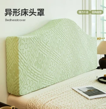 European Style Headboard Cover, 2026 New Full-Cover Universal Fit for Irregular Semi-Circular Beds, Decorative Backrest Protector