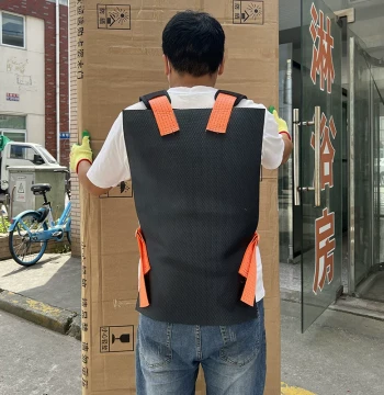 Back Door Lifter Anti-Theft Door Stair Glass Tile Moving Tool Tempered Protective Gear Labor-Saving Tool Non-Slip Strap with Rubber Sole