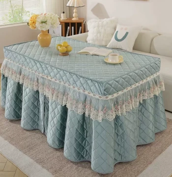 Heating Stove Cover, Electric Stove Cover Thickened Fleece Rectangular Electric Tea Table Cover, Electric Heater Cover, Fire Warmer Quilt New Style