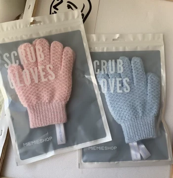 Exfoliating Double-Sided Dirt Removal Pollution Bath Scrub Towel Adult Thickened Scrubbing Glove Five Finger