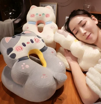 Ice Silk Nap Pillow for Elementary Students, Desk Hugging Pillow for Prone Sleeping, Summer Nap Essential for Children and Adults in Offices